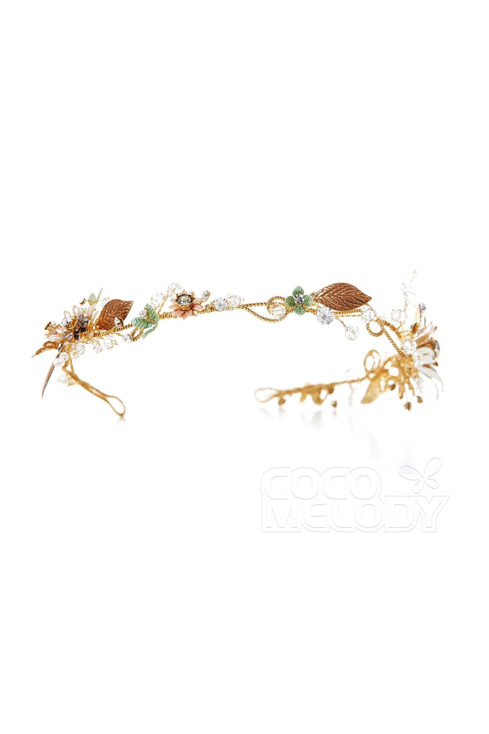 Impressive Alloy Headpiece with Crystals AH17009 - COCOMELODY